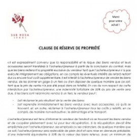 Clause de réserve de propriété (FR)