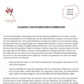 Retention of title clause (NL)